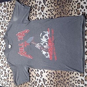Authentic 1987 Metallica Kill Em All/Whiplash tee